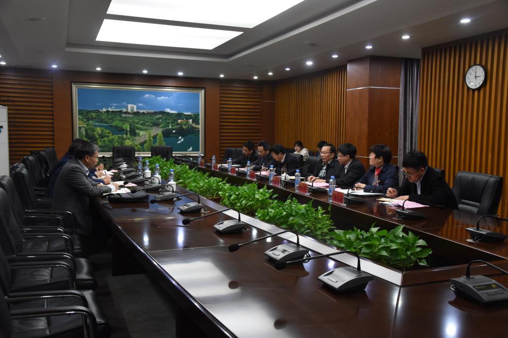 东华理工大学副校长刘云海一行来校调研