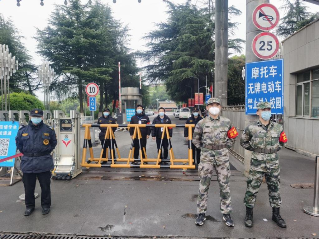 【抗疫故事】武装部（保卫处）：24小时的全力以赴只为守护师生的安全