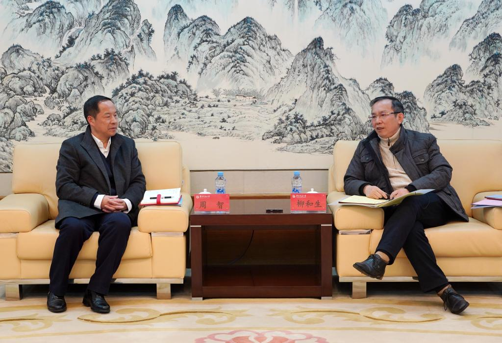 中国联通江西分公司一行来校交流